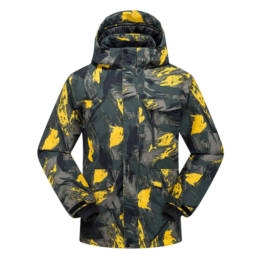 Men Insulated Jacket & Bib Pants Waterproof Ski Set