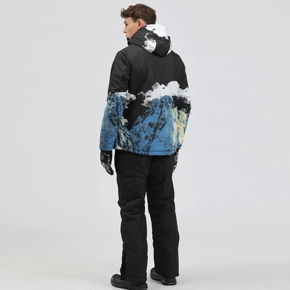 Men Insulated Snowboarding Snow Shell Jacket