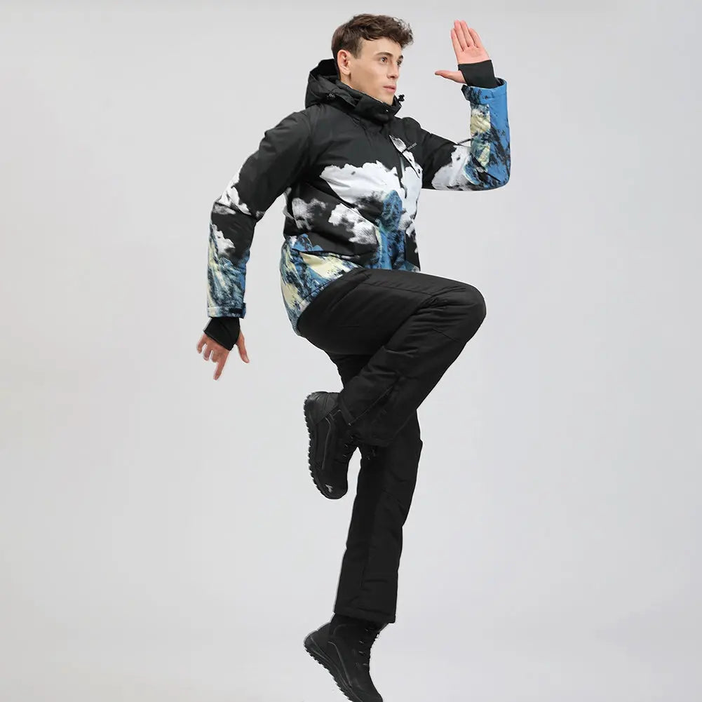 Men Insulated Snowboarding Snow Shell Jacket