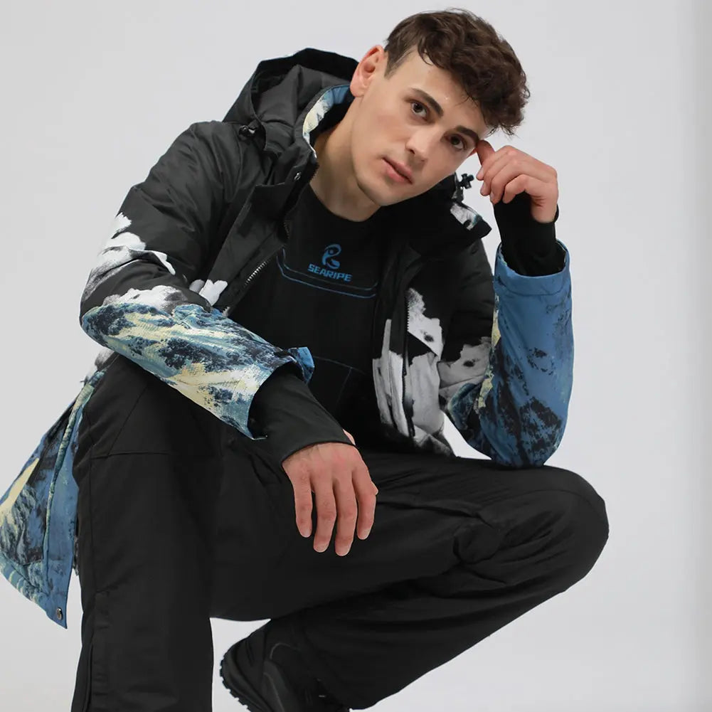 Men Insulated Snowboarding Snow Shell Jacket