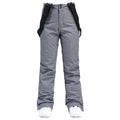Men Women Outdoor Ski Snowboarding Bibs Pants
