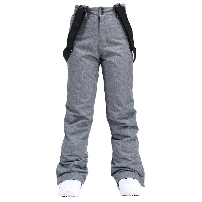 Men Women Outdoor Ski Snowboarding Bibs Pants