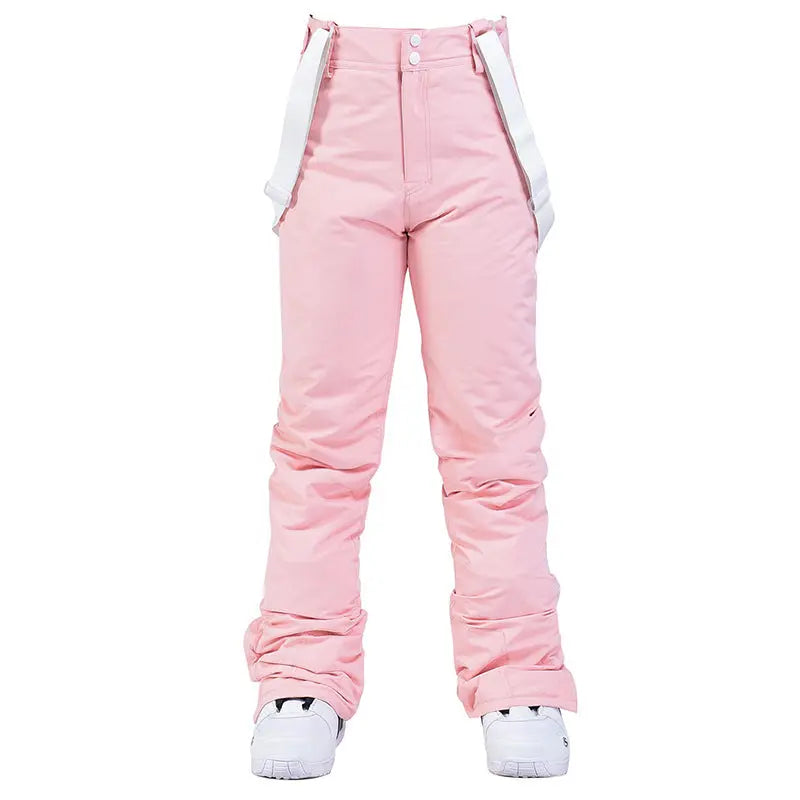 Men Women Outdoor Ski Snowboarding Bibs Pants