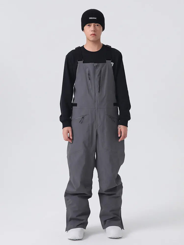 Men’s Classical Ski Overalls for Winter Leisure Snowboard Pants