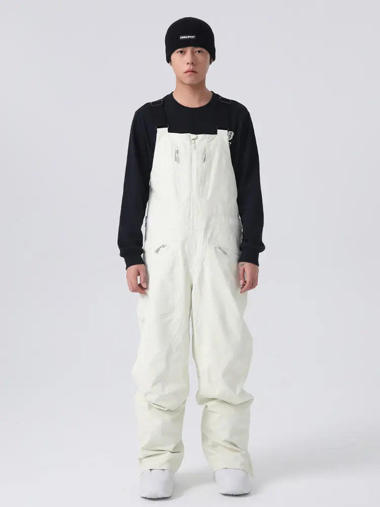 Men’s Classical Ski Overalls for Winter Leisure Snowboard Pants