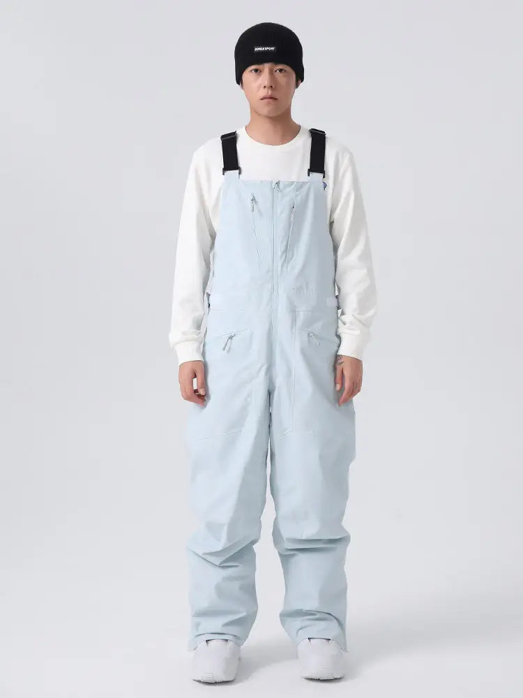 Men’s Classical Ski Overalls for Winter Leisure Snowboard Pants