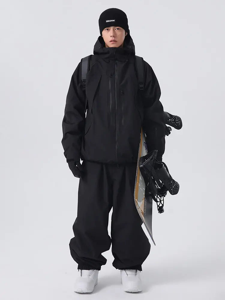 Men's Freestyle Ski Snowboard Jacket & Pants Set