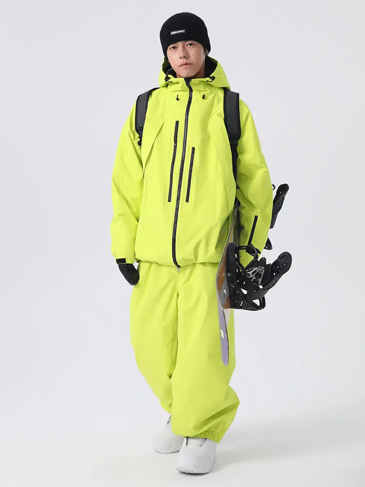 Men's Freestyle Ski Snowboard Jacket & Pants Set