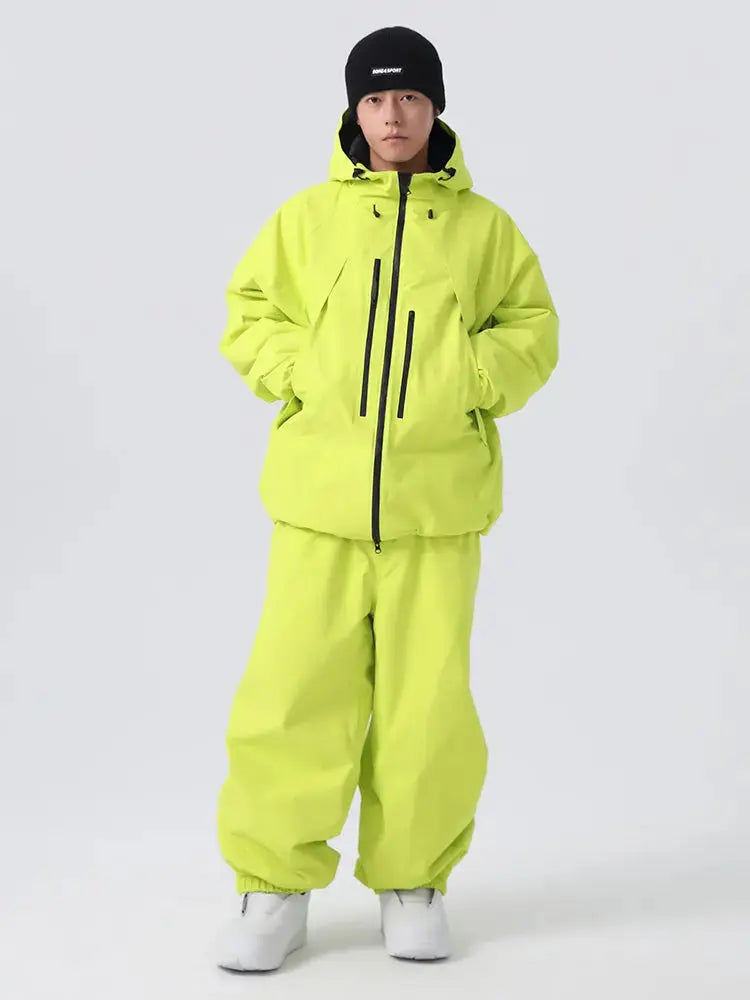 Men's Freestyle Ski Snowboard Jacket & Pants Set