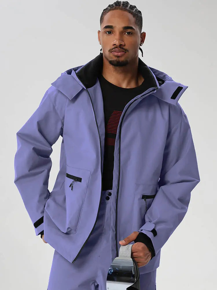 Men's Relaxed Snow Jacket with Inner Snow Skirt