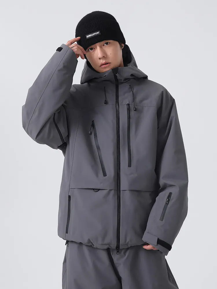 Men's Searipe Baggy Snow Jacket Insulated Ski Coat Top Level