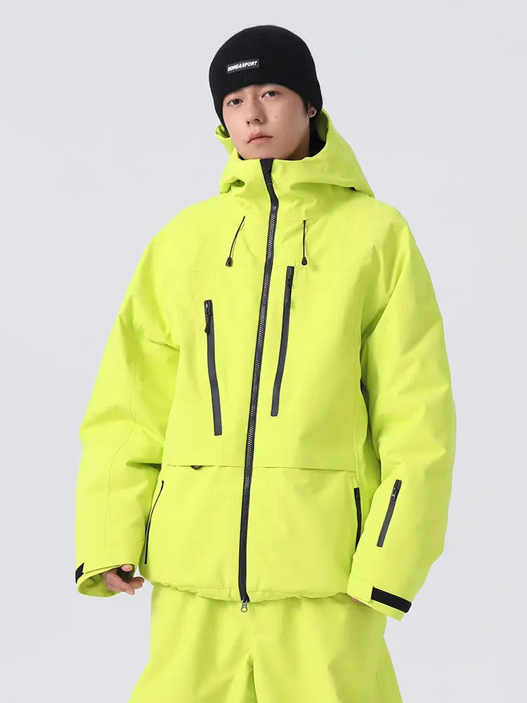 Men's Searipe Baggy Snow Jacket Insulated Ski Coat Top Level