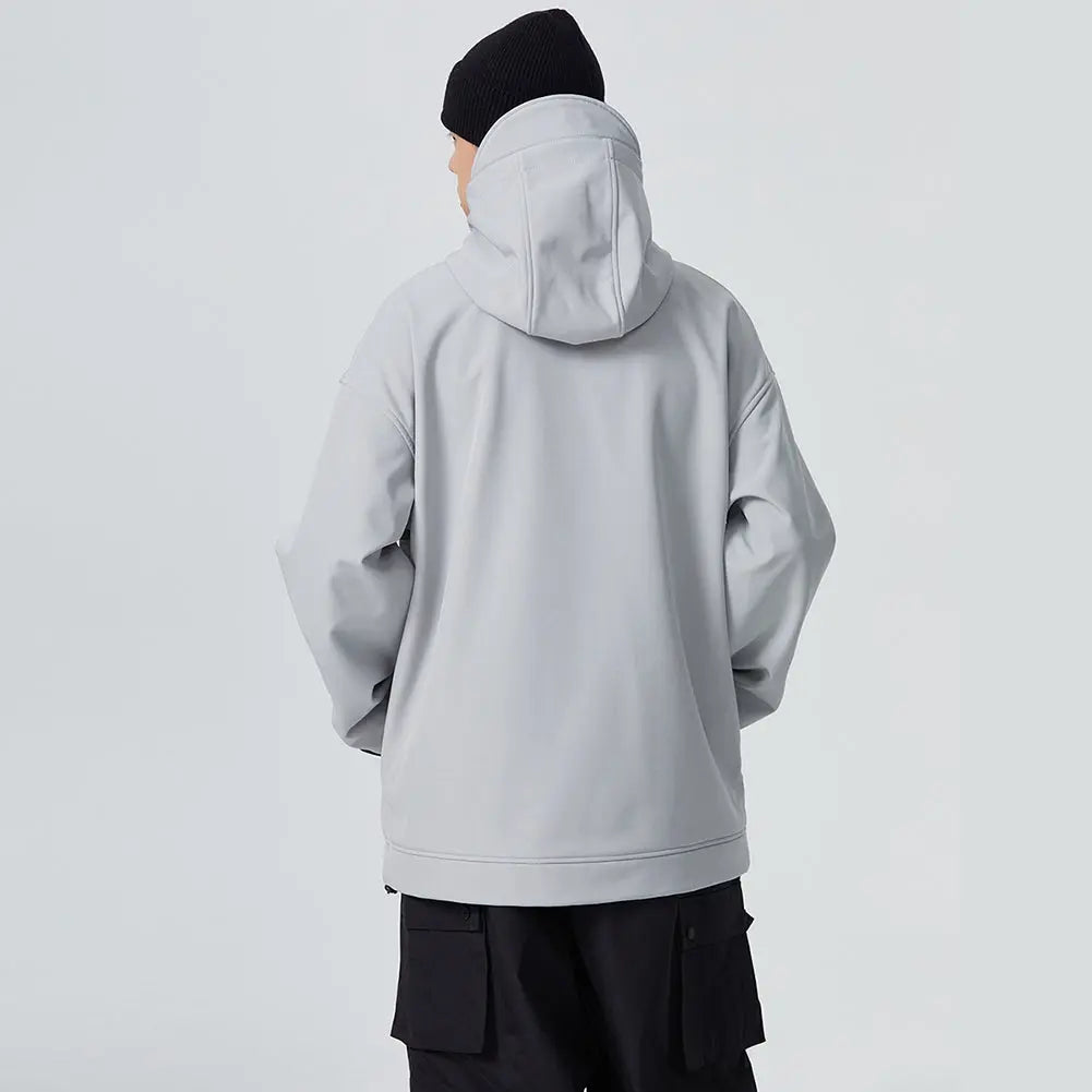 Men's Snowboard Anorak Jacket Outdoor Winter Hoodie