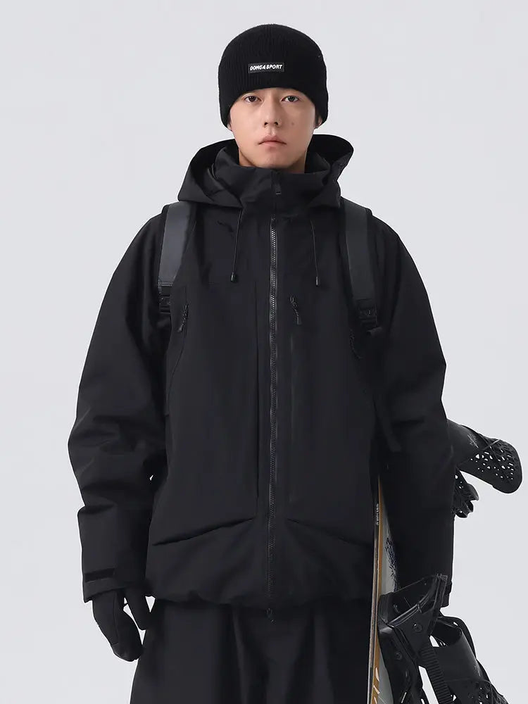 Men's Sporty Snowboarding Jacket All-Conditions Baggy Snow Jacket