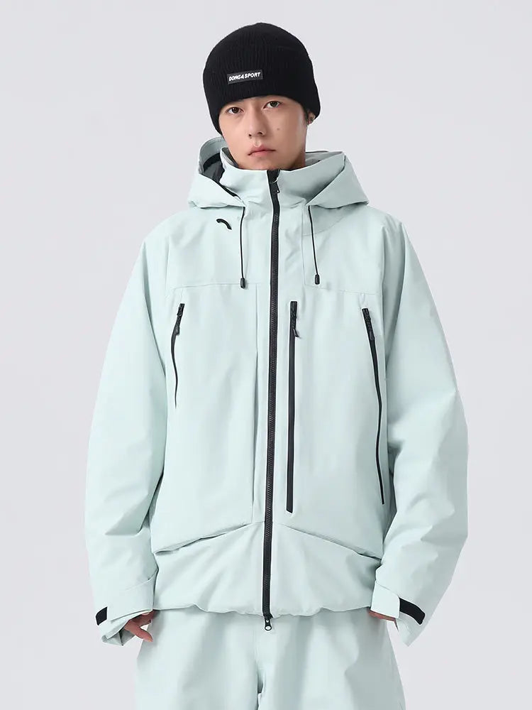 Men's Sporty Snowboarding Jacket All-Conditions Baggy Snow Jacket