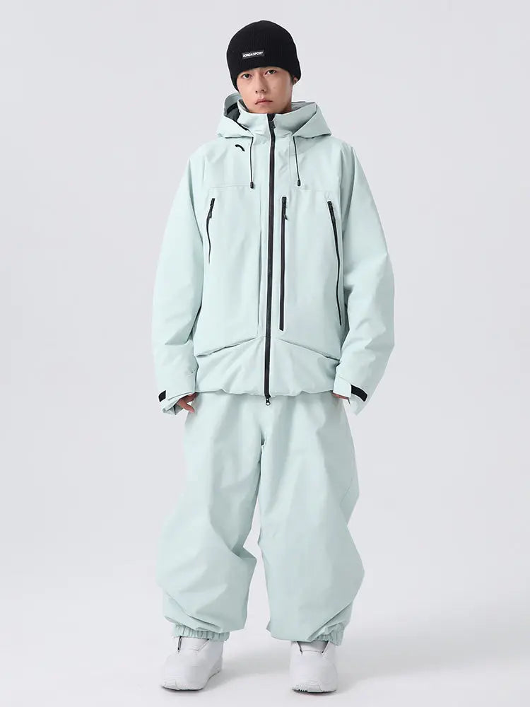Men's Winter Essential Snow Suits Baggy Style Snowboarding Outwear