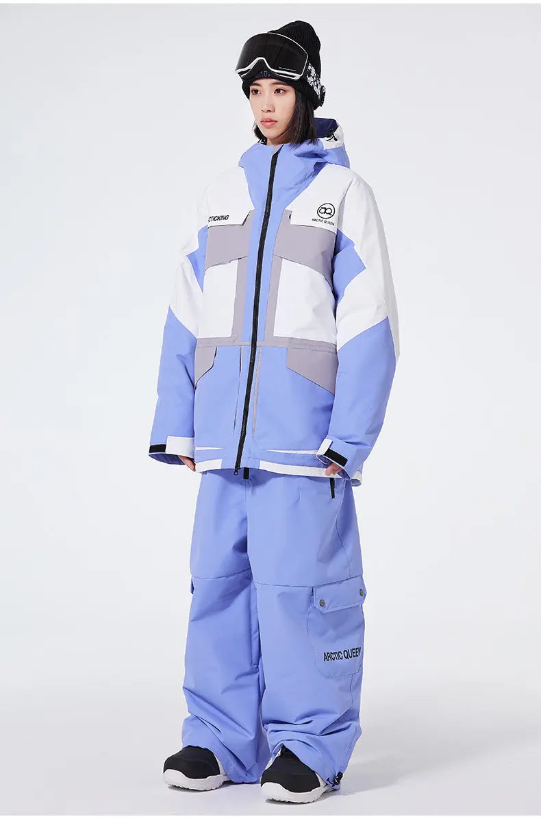 Outdoor Adventure Snow Jacket & Pants Set Luxury Sportswear