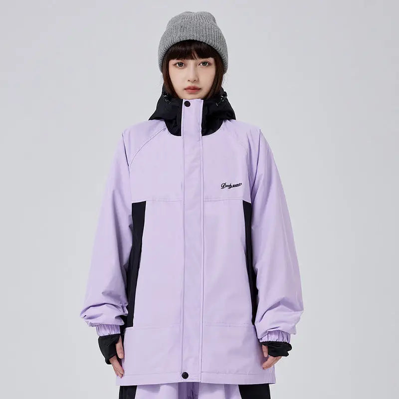 Outdoor Baggy Cargo Snowboard Jacket Unisex Snow Coat