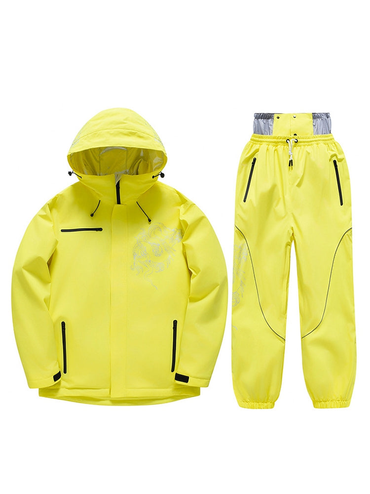 Unisex Insulated Oversized Snowboard Jacket and Pants