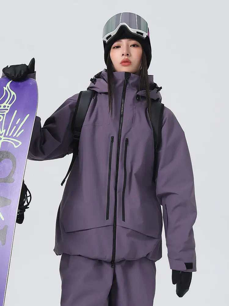 Searipe 3L Snowline Jacket Insulated Solid Color Snowboard Jacket