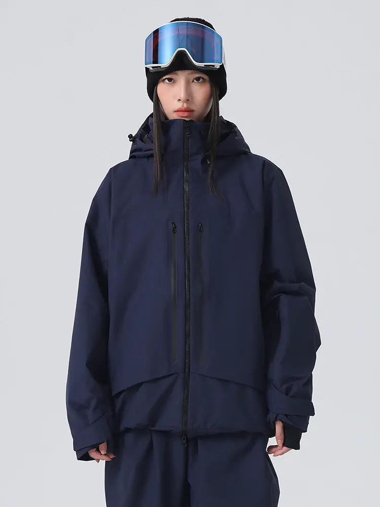 Searipe 3L Snowline Jacket Insulated Solid Color Snowboard Jacket