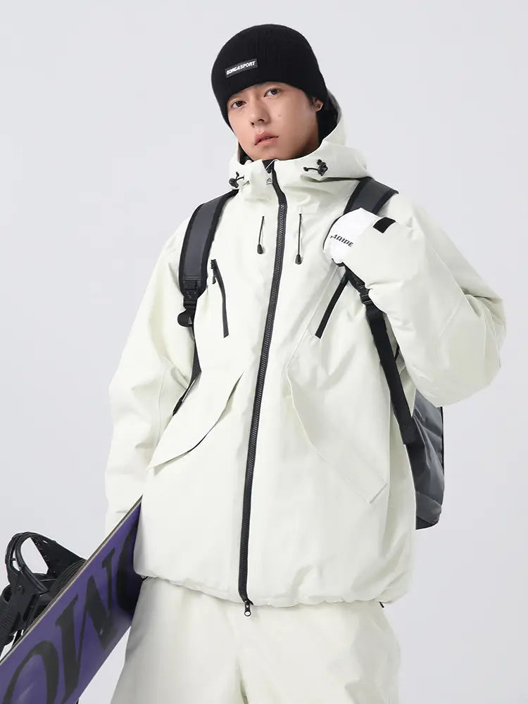 Searipe Unisex All-Weather Baggy Snow Jacket for Winter