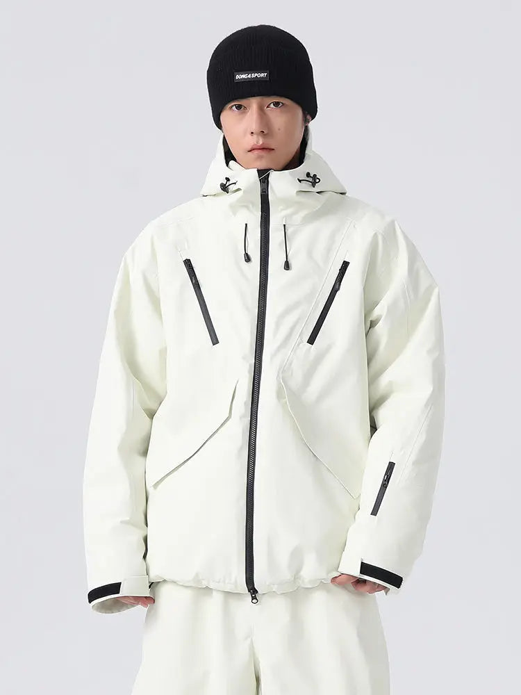 Searipe Unisex All-Weather Baggy Snow Jacket for Winter