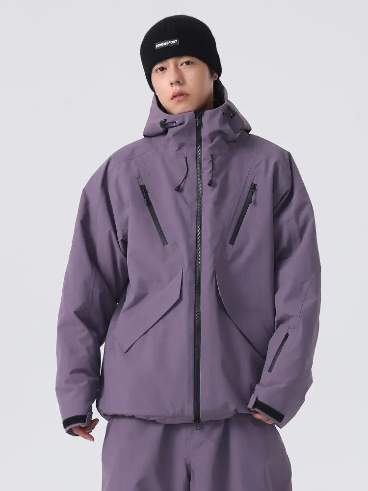 Searipe Unisex All-Weather Baggy Snow Jacket for Winter