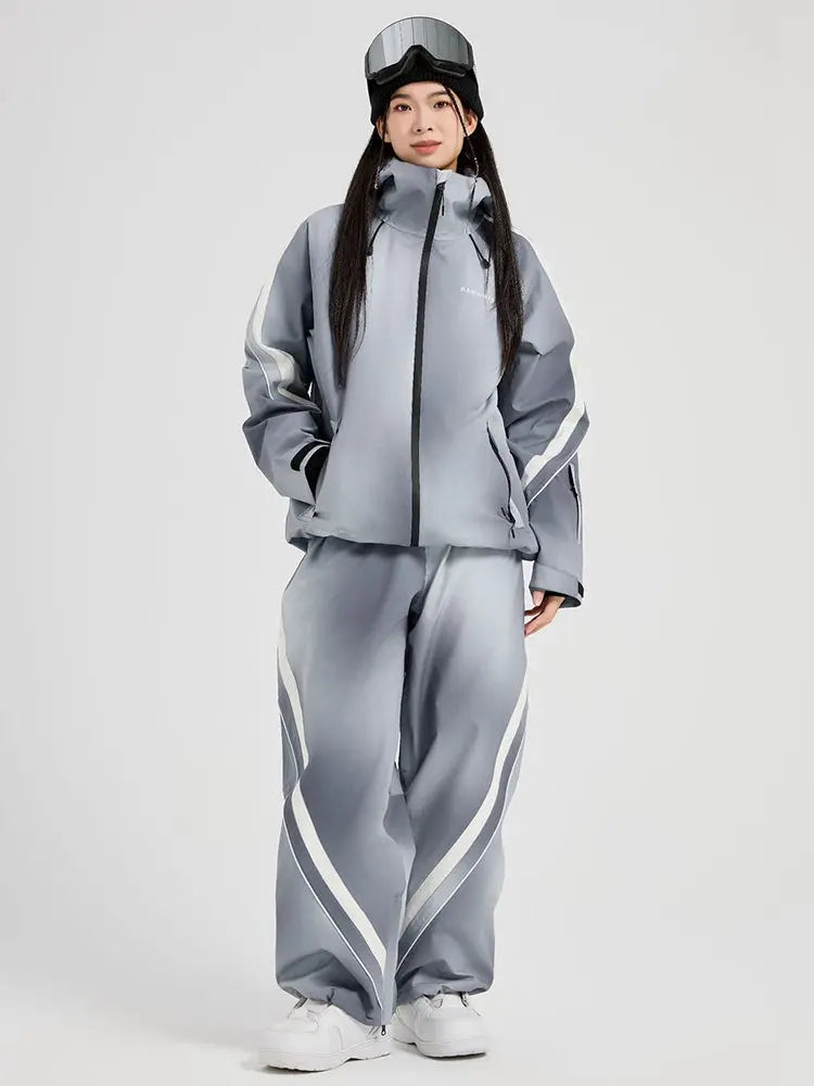 Unisex 3L Gradient Ski Suit | Waterproof Hard Shell Jacket & Pants
