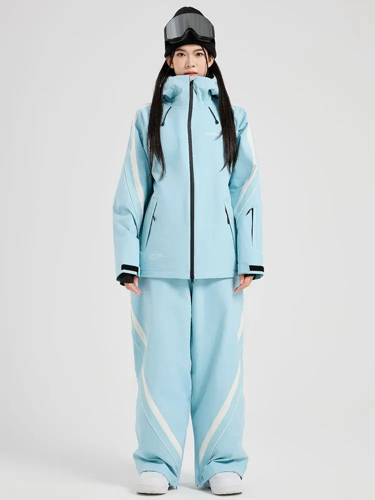 Unisex 3L Gradient Ski Suit | Waterproof Hard Shell Jacket & Pants