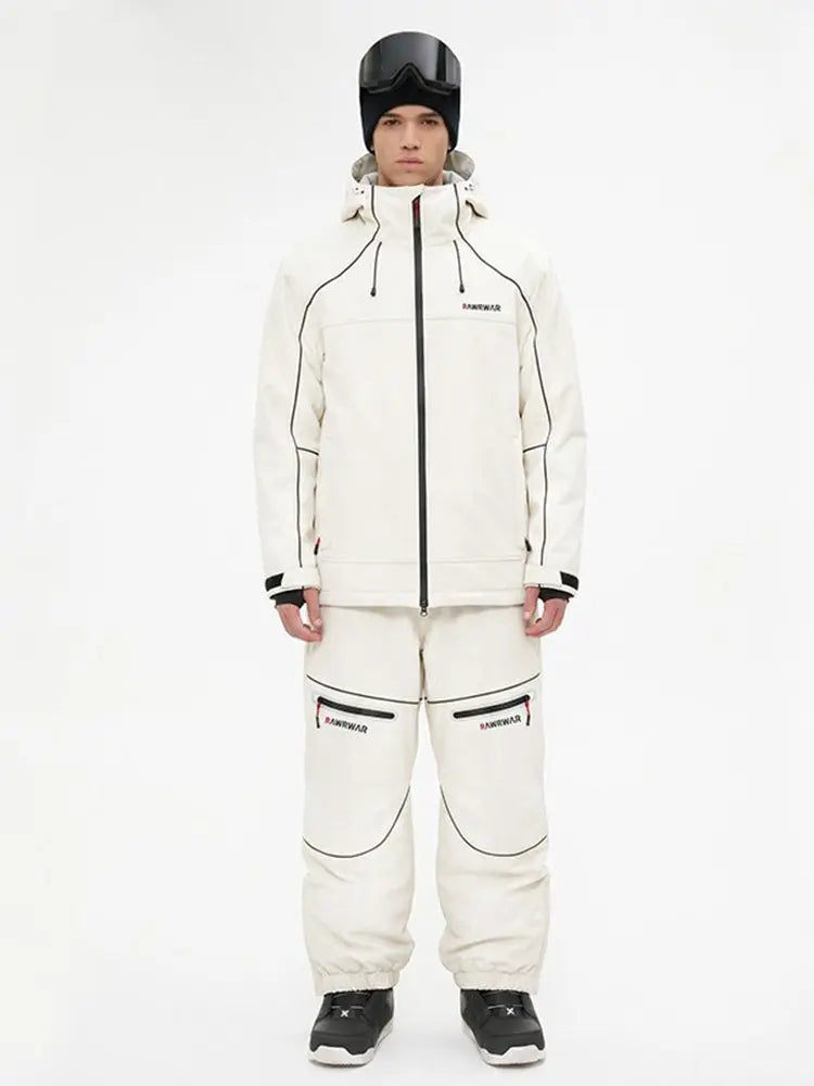 Unisex 3L Hard Shell Ski Suit Set Winter Jacket & Pants