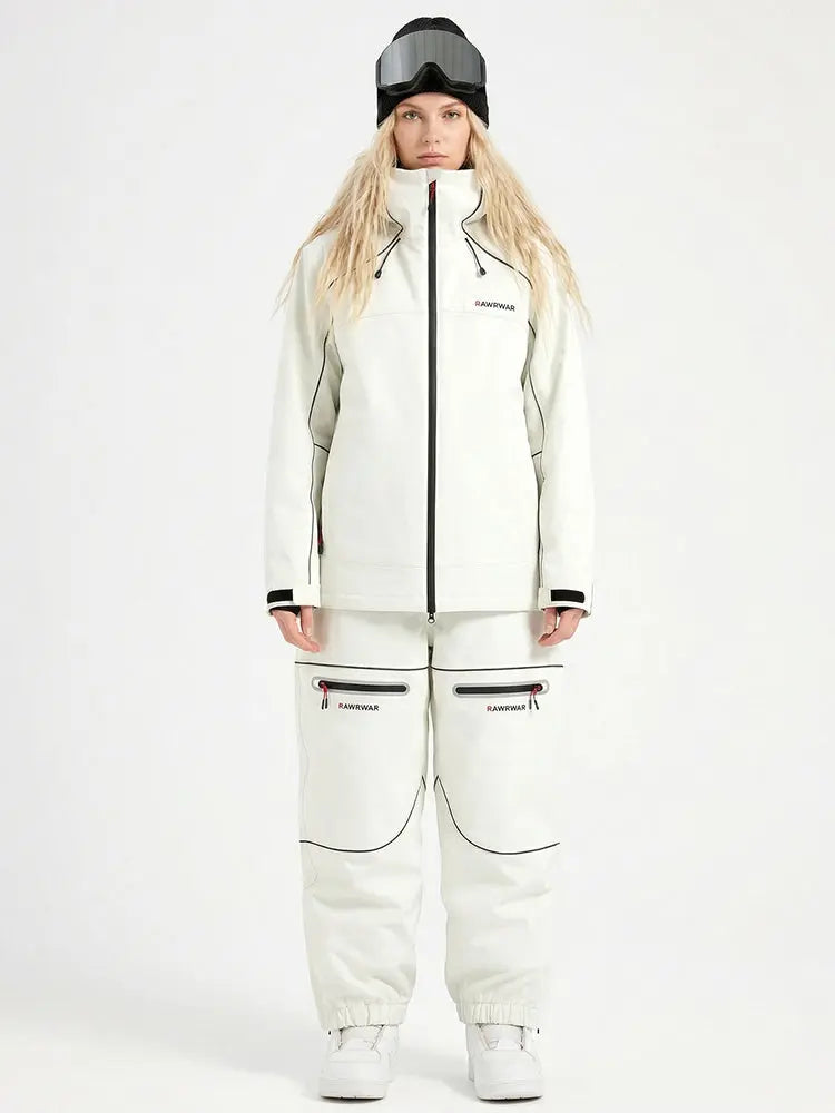 Unisex 3L Hard Shell Ski Suit Set Winter Jacket & Pants