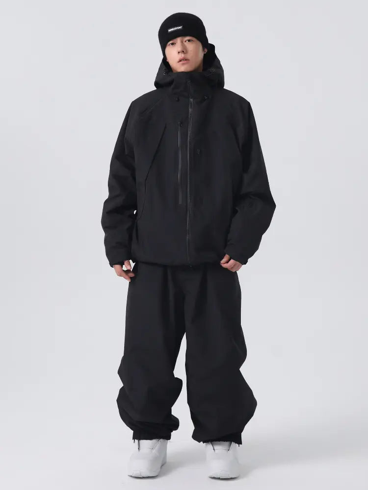 Unisex Insulated Ski Jacket Hooded Snowborad Sports Wear