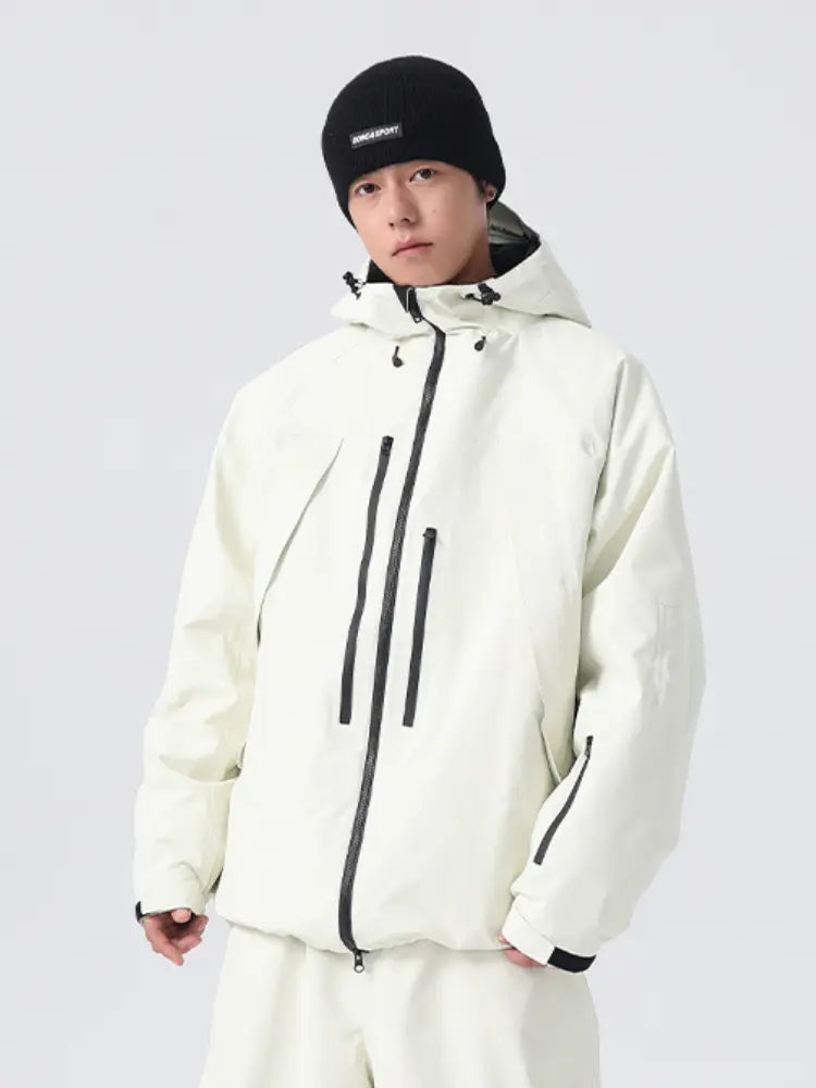 Unisex Insulated Ski Jacket Hooded Snowborad Sports Wear