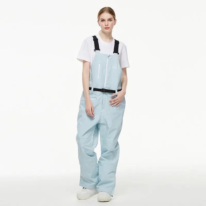 Unisex Outdoor Ski Overalls Sports One-piece Warm Snow Bibs