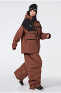 Winter Anorak Snow Suit Sets Baggy Style Skiwear