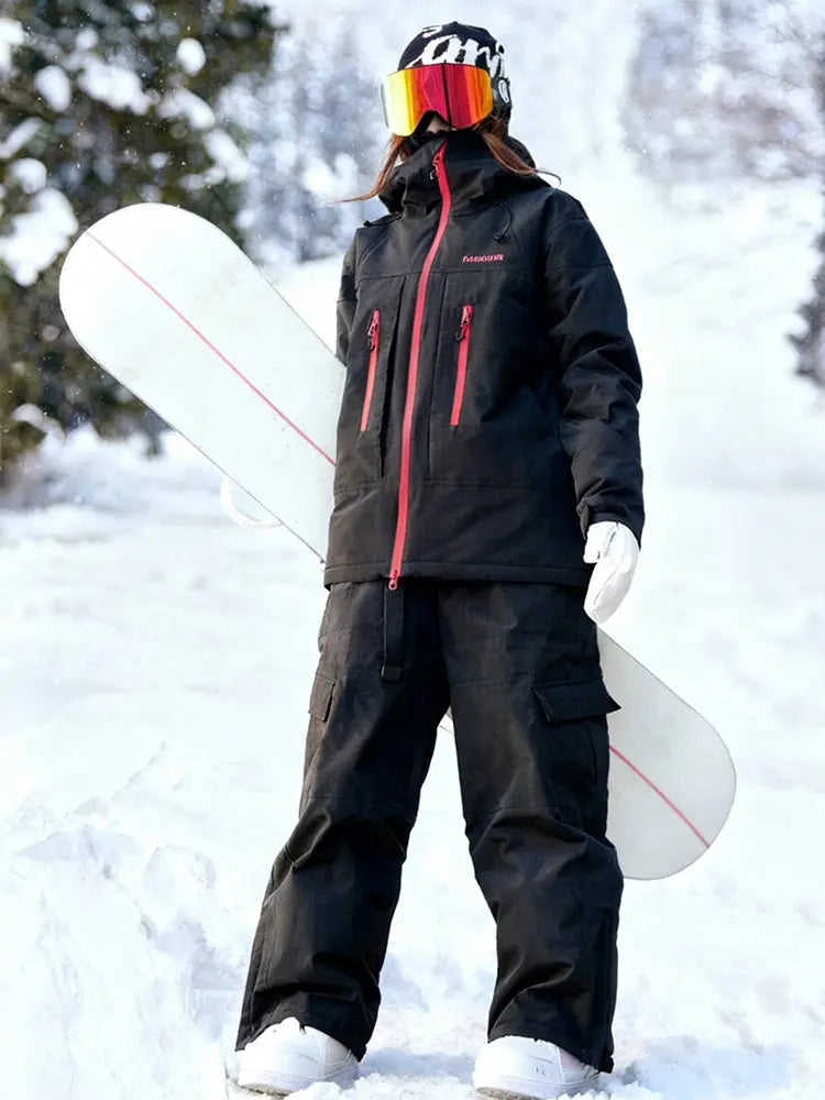 Women 3L Advanture Snow Suits Ski Anorak Jacket & Pants