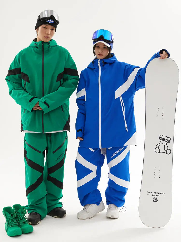 Women Men 3L Adventure Snow Suits Top Level