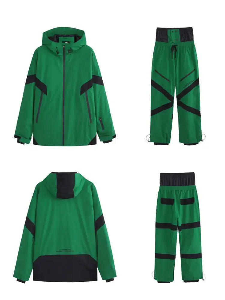 Women Men 3L Adventure Snow Suits Top Level