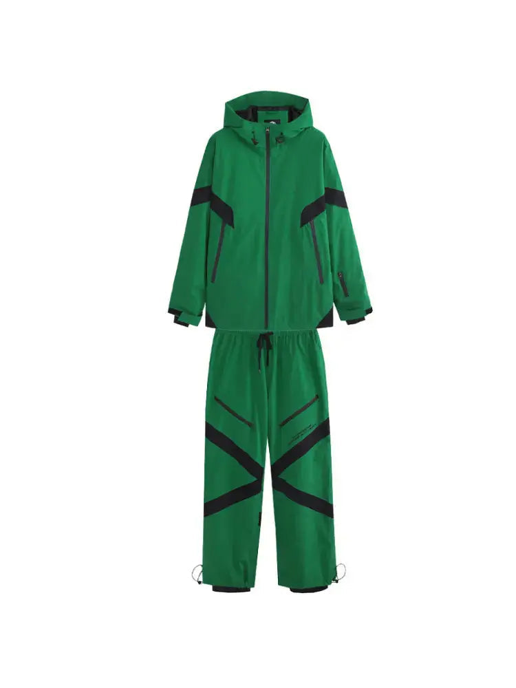 Women Men 3L Adventure Snow Suits Top Level
