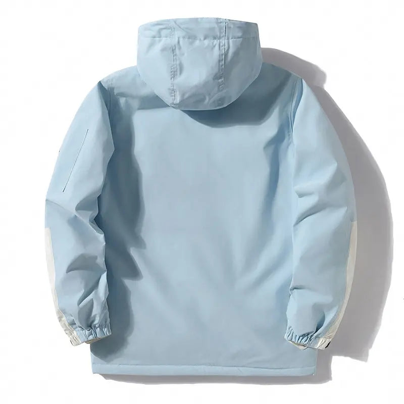 Women Men Ski Jacket Outdoor Hooded Snow Coat