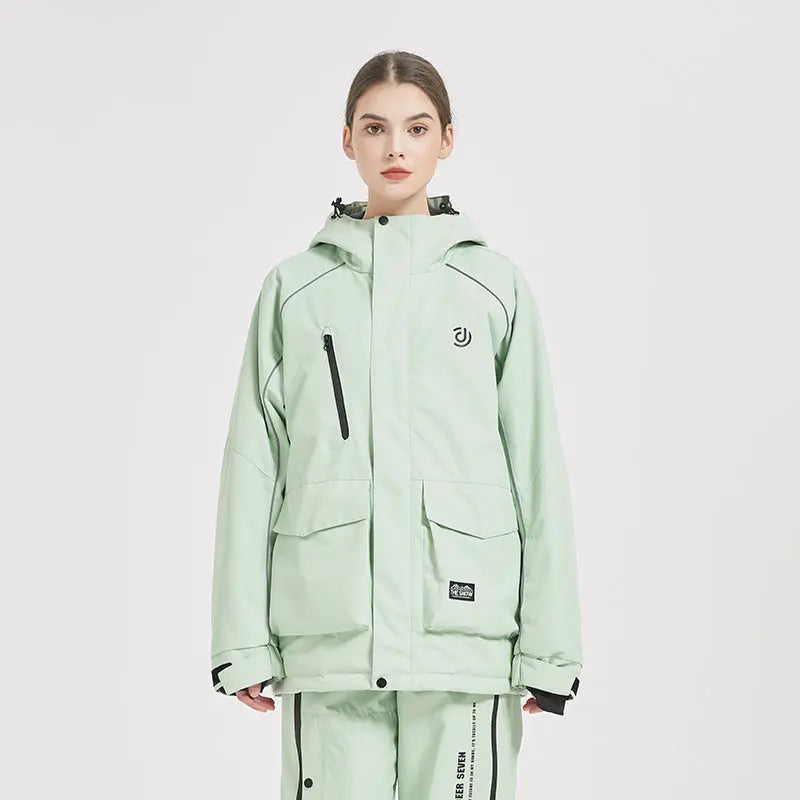 Women Outdoor Mountain Rider Snow Jacket