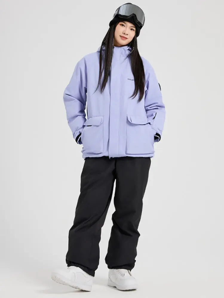 Women Plus Size Snow Suits Insulated Ski Wear Set