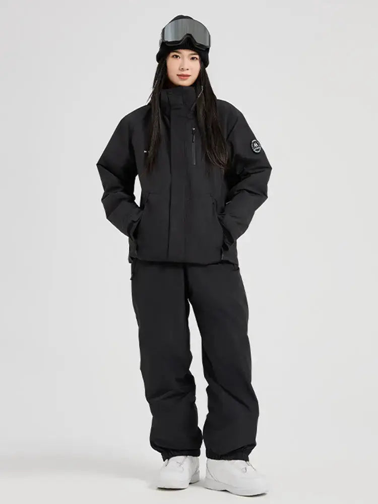Women Plus Size Snow Suits Insulated Ski Wear Set