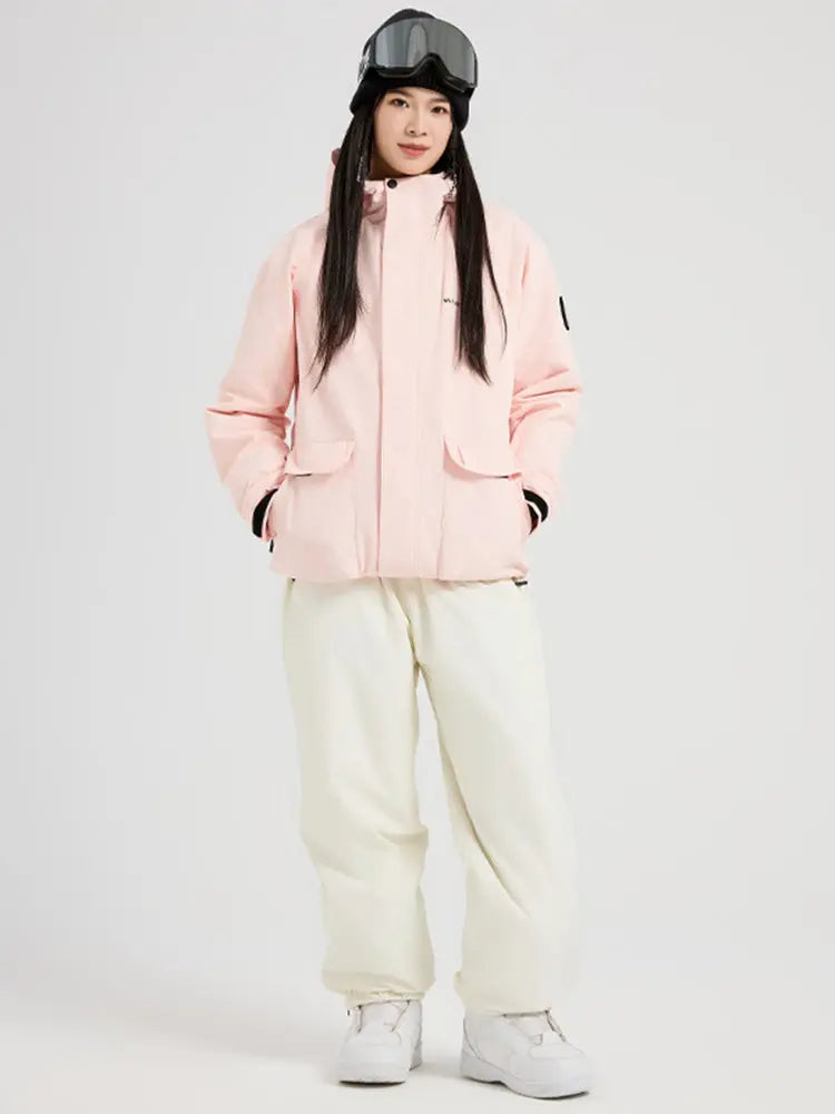 Women Plus Size Snow Suits Insulated Ski Wear Set