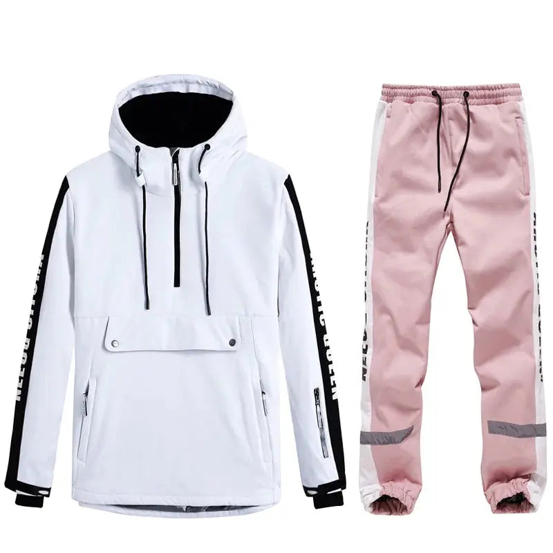 Women Ski Anorak Jacket & Jogger Pants Set