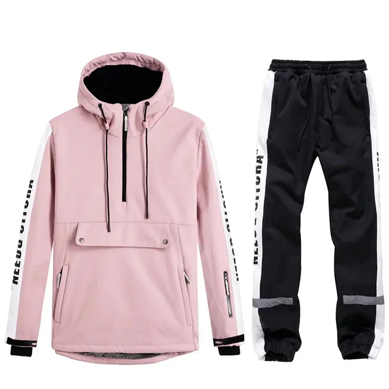 Women Ski Anorak Jacket & Jogger Pants Set
