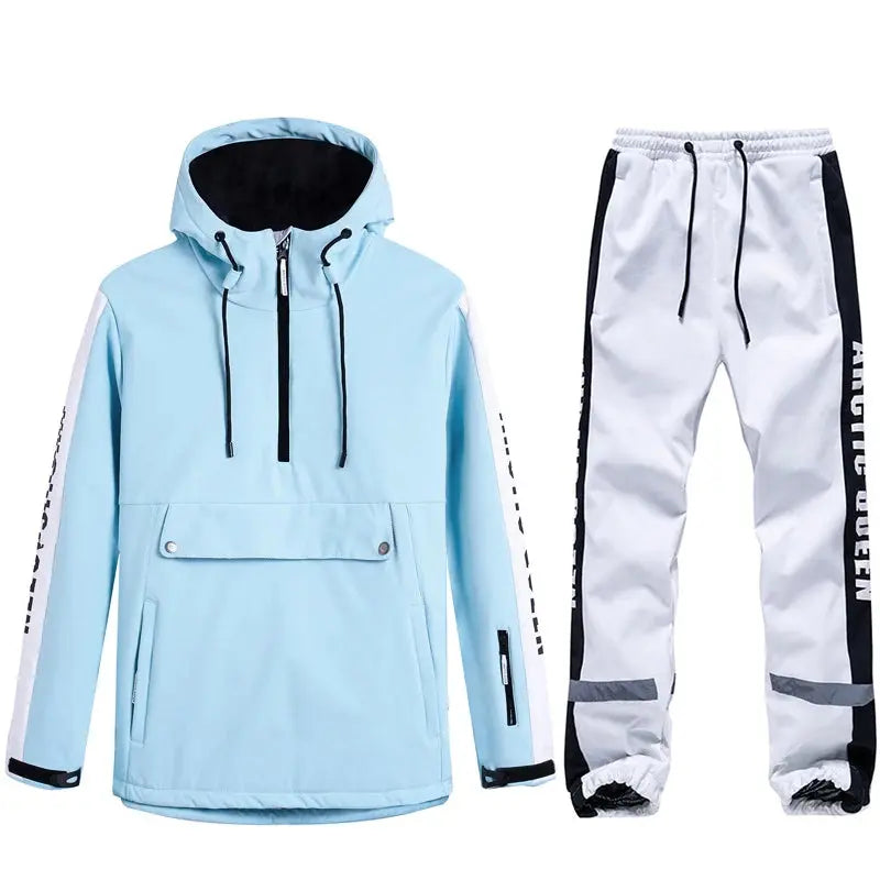 Women Ski Anorak Jacket & Jogger Pants Set