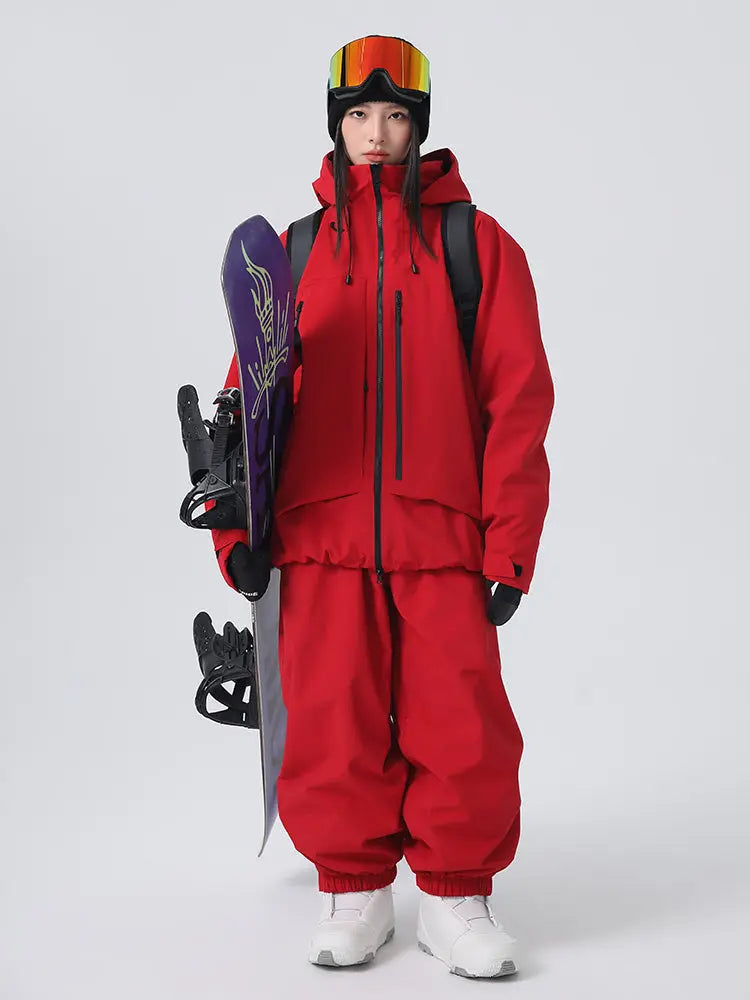 Women Ski Snowboard Suits 2026 New Arrival Baggy Snow Suit