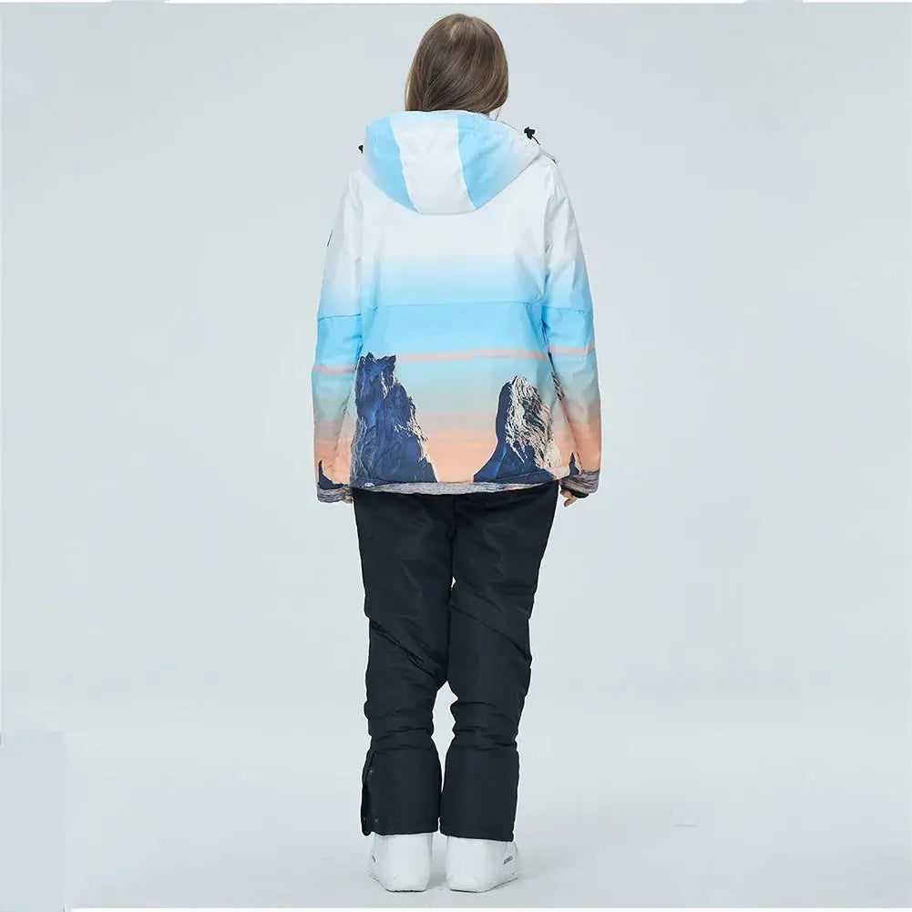 Women Snow Snowboard Jacket & Bib Pants